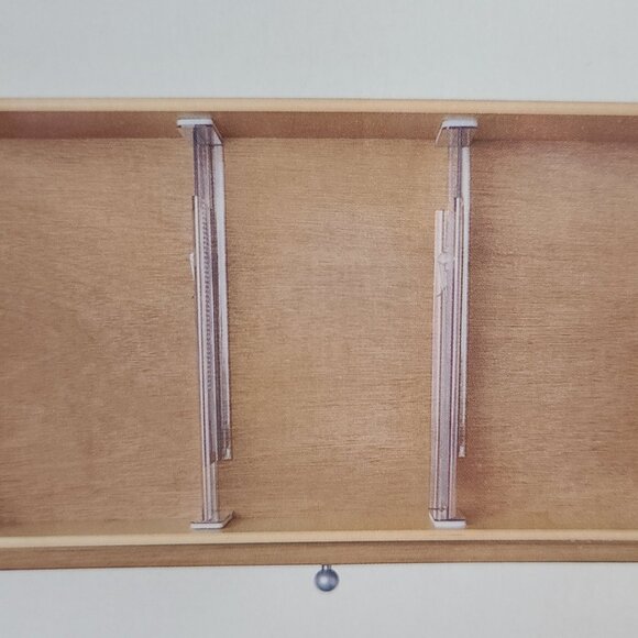Drawer Dividers IDesign Set of 2 Clear NEW - Picture 3 of 15